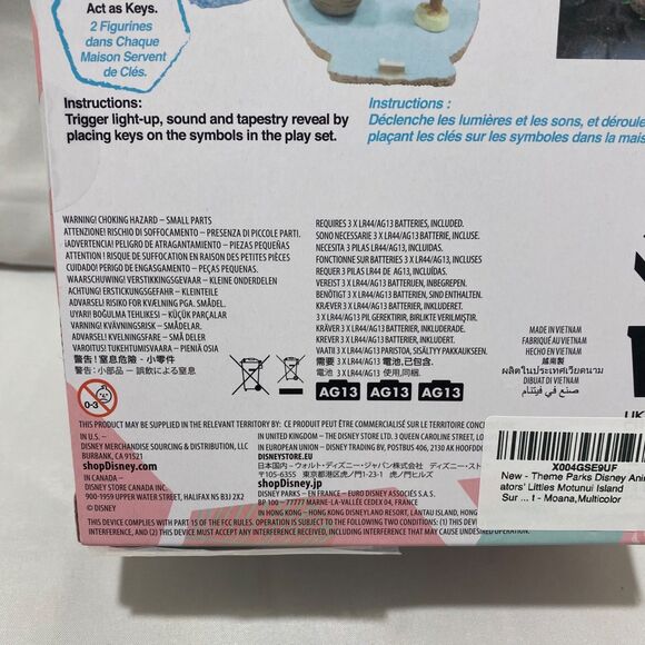 Disney Animators’ Collection Littles Moana Motunui Island Playset 8 Pc Toy Set - Picture 5 of 10